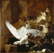 Jan Baptist Weenix, Still Life with a Dead Swan
